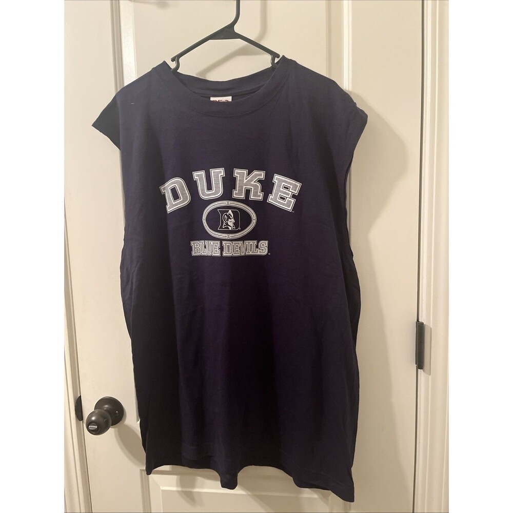 Duke University Blue Devils Men's Sleeveless T-Shirt Muscle Tee Shirt - Blue